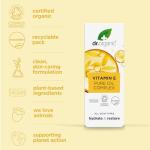 Dr Organic Vitamin E Pure Oil, Hydrating, Essential Oil, All Skin Types, Natural, Vegan, Cruelty-Free, Paraben & SLS-Free, Certified Organic, 50ml, Packaging may vary