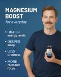 Magnesium Glycinate High Strength 1500mg - High Absorption, Easy to Digest - UK Made Supplement for Sleep & Energy - Mag Bisglycinate with Vitamin B6 Tablets - 300mg Elemental Magnesium - 60 Capsules