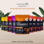 Nutravita Vitamin C Tablets 1100mg – 180 Premium Vegan and Vegetarian Tablets – 3 Month Supply - High Strength Ascorbic Acid - Vitamin C for The Immune System - Letterbox Friendly - Made in The UK