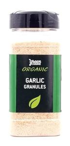 Organic Garlic Granules | 325g | Certified Organic Granulated Garlic | Perfect for Bolognese, Pasta Sauces, Pizzas & Stir Frys