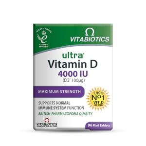 Vitamin D Tablets 4000IU, Vitabiotics Ultra