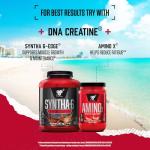 BSN DNA Creatine Monohydrate Powder, Sports Nutrition Pre Workout and Post Workout Supplement, to support and performance, Unflavoured, 216 g, 63 Servings