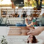 Triple Magnesium Glycinate 3-in-1 (6 Months) 2640 mg Magnesium, Synergistic Complex with Malate, Citrate, Bisglycinate for Sleep, Energy, Muscles and Bones. 180 Tablets. N2 Natural Nutrition