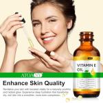 Vitamin E Oil 75,000 IU 60 ml- 100% Organic Pure Vitamin E Oil for Skin, Face, Hair, Body - Natural Antioxidant for Dryness, Wrinkles, Scars & Stretch Marks, Moisturizing and Firming Skin