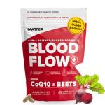 Blood Flow+ Nitric Oxide Booster Supplement - Beetroot, CoQ10, L-Citrulline & Pine Bark for Circulation, Heart Health & Blood Pressure Support - Beetroot for Energy & Stamina (90 Count)
