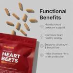 Blood Flow+ Nitric Oxide Booster Supplement - Beetroot, CoQ10, L-Citrulline & Pine Bark for Circulation, Heart Health & Blood Pressure Support - Beetroot for Energy & Stamina (90 Count)