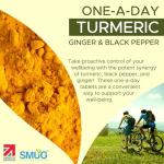 Turmeric Complex MAX 2000mg with Ginger & Black Pepper - British Made by SMUG Supplements - 120 Vegan Tablets - 3-in-1 Blend - Suitable for Men and Women