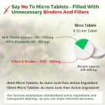 Milk Thistle High Strength 10000mg | 400mg Silymarin per Capsule | 90-Day Supply | Enhanced with Black Pepper | Herbal Supplement for Liver Detox | Lab Tested