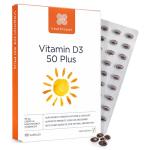 Healthspan Vitamin D3 50 Plus (180 Capsules) | Ideal for Anyone Over 50 | Super Strength | Immune Health | Bone, Teeth & Muscle Health | Contains 50 mcg of Natural Vitamin D3 Per Tablet | Vegetarian