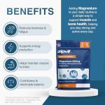 Zipvit Magnesium 500mg, 90 Vegan Tablets, High Strength Magnesium Supplement, Supports Bones and Teeth, Muscle Energy, Reduces Tiredness and Fatigue, 3 Month Supply