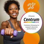 Centrum Performance Tablets Multivitamin & Mineral Supplements, 21 essential nutrients, including vitamin C, D, and Iron, 60 ct