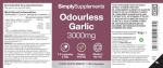 High Strength Odourless Garlic Capsules with Added Vitamin C, Thiamine and Iron | 360 Vegan & Vegetarian Capsules | Heart Health & Circulation Support | Fast Release & Absorption | UK Made
