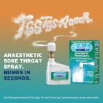 Ultra Chloraseptic Anaesthetic Sore Throat Spray, 15ml, Original Menthol Flavour, fast acting relief for sore throat pain