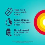 Nurofen Ibuprofen 200mg Tablets, 16 Caplets for Headache, Migraine, Back Pain, Cold & Flu Relief, 8-Hour Painkiller, Over-The-Counter Medication