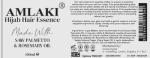 Amlaki Hijab Hair Essence with Saw Palmetto & Rosemary | Strengthens & Promotes Growth | 100ml
