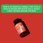 Iron Tablets 14mg | 400 Tablets 13 Month Supply | Tiredness & Fatigue Supplement | Vegan Energy Support - MOBU UK Made