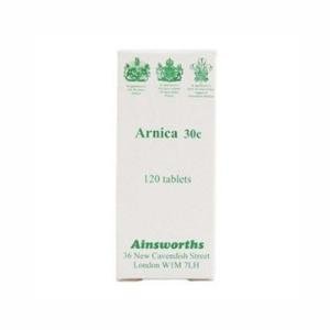 Ainsworths Arnica 30C Homoeopathic Remedy 120 tablet X 3 (Pack of 3)