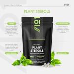 Organic Plant Sterols 1500mg - Sourced from Pine Bark Extract - 90 Vegan Capsules - Heart Health Support Herbal Supplement - Resealable and Recyclable Pouch - By Alpha01
