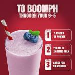 SlimFast Meal Replacement Shake for Weight Loss & Balanced Diet, Vitamins and Minerals, Low Calorie, High Protein, Blueberry Flavour, 16 servings, 584 g, Packaging May Vary