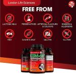 Pure Shilajit & Organic Ashwagandha KSM-66 | 2000mg High Strength Adaptogen Blend | 90 Vegan Capsules (3 Month Supply) | Rich in Fulvic Acid for Energy, Stamina & Vitality | London Life Sciences