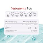 Kids Iron Gummies - Iron Supplements with Vitamin C - Energy & Immune System - Iron Gummies for Kids - Alternative to Iron Tablets for Kids - 30 Gummies - Vegan & Gluten-Free - Novomins