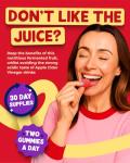 Vitawell Apple Cider Vinegar Gummies - 1000mg with The Mother | Complex Formula - B12 + Folic Acid + Beetroot Extract | 60 Vegan Flavoured Gummies | Digestive Health and Metabolism Support