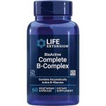 Life Extension, BioActive Complete B-Complex, 60 Vegan Capsules, Laboratory-Tested, Vegetarian, Gluten-Free, SOYA-Free, Non-GMO