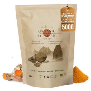 Turmeric Powder | Organic | 500g | Natural Source of Curcumin | MySuperfoods