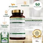 Royal Oak Health Vitamin A 5000IU | 60 Vegan Capsules | Retinyl Acetate | Supports Vision, Skin & Immune Function | Gluten & Dairy Free | Made in Britain