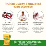 Turmeric Curcumin Capsules 7,200mg, 95% Curcuminoids, with Ginger, Black Pepper & Vitamins C, D3, K2, Zinc – 1‑a‑Day Vegan Supplement – 3 Month Supply – UK Made ISO Certified