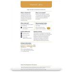 Healthspan Vitamin E 400iu | High Strength Formula to Combat Cell Damage | Sourced from Natural Vegetable Oils for Easy Absorption | Powerful antioxidant Support | Vegan (180 Capsules)