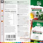 Nu U Nutrition - A-Z Multivitamin Tablets for Women & Men - 180 Tablets - 6 Month Supply - 25 High Strength Essential Nutrients Including Iron, Zinc, Magnesium, Vitamin B12, C & D3 - Made in The UK