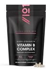 Vitamin B Complex - All Eight B Vitamins for Energy Support – 180 Vegan Capsules - B1,B2,B3,B5,B6,B12 & D3 - Resealable and Recyclable Pouch by Alpha01