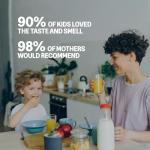 Tonic Health Kids Omega 3 Gummies – No Fishy Taste - 30 Sugar Free Tropical Gummies Max-Strength DHA & EPA Wild-Caught & Sustainably Sourced Supports Brain Vision & Heart Health