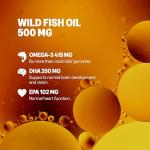 Tonic Health Kids Omega 3 Gummies – No Fishy Taste - 30 Sugar Free Tropical Gummies Max-Strength DHA & EPA Wild-Caught & Sustainably Sourced Supports Brain Vision & Heart Health