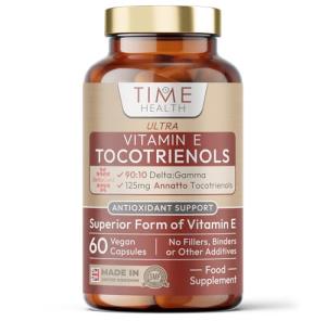 DeltaGold® EAnnatto Tocotrienols - 125mg x 60 Capsules - 50X Enhanced Effectiveness Compared to Standard Vitamin E - Membrane, Heart & Antioxidant Support - Tocopherol Free - UK Made - GMP Standards