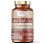 DeltaGold® EAnnatto Tocotrienols - 125mg x 60 Capsules - 50X Enhanced Effectiveness Compared to Standard Vitamin E - Membrane, Heart & Antioxidant Support - Tocopherol Free - UK Made - GMP Standards