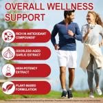 Aged Garlic Extract 7500mg Odorless Softgels – High Potency Garlic Supplement for Heart & Immune Support, Antioxidant Herbal Capsules, Non-GMO, All-Natural Wellness Daily Supplement