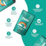 Multivitamin & Iron 120 Tablets for Men & Women | Vitamin B, C, D, E and Iron | Immune Support & Daily Wellbeing Multivitamins | Vegan | MOBU UK