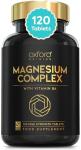 Advanced Magnesium Complex with Vitamin B6 | Made in The UK | Magnesium Supplements for Restless Leg Syndrome Relief, Leg Cramps & Sleep | Mag Citrate, Oxide & VIT B6 | 120 Capsules