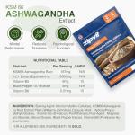 Zipvit Ashwagandha KSM 66 2000 mg with Vitamin B6, B5 & Black Pepper, High Strength Ashwagandha Root Extract, 60 Vegan Capsules, 2 Months Supply