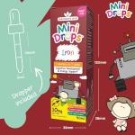 Natures Aid Mini Drops Iron for Kids 50ml – Supports Cognitive Development & Energy – Gluten & Sugar Free Vegan Non-GMO – Natural Supplement for Babies & Children Age 0-5 Years Old - Dropper Included