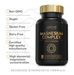 Advanced Magnesium Complex with Vitamin B6 | Made in The UK | Magnesium Supplements for Restless Leg Syndrome Relief, Leg Cramps & Sleep | Mag Citrate, Oxide & VIT B6 | 120 Capsules