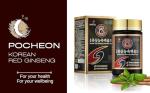 Pocheon 240g, 100% Pure Korean 6 Years Root Panax Red Ginseng Extract Gold, Top Ginsenoside, Natural Immune Support, Ginseng Herbal Supplement