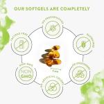 Vitamin E 400iu Softgels - High Strength - Natural Antioxidant - Anti Ageing - Skin & Cell Protection, Natural D-Alpha Tocopherol, High Potency and Absorption.