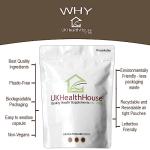 UKHealthHouse Odourless Garlic Capsules Pearls 1000mg | High Strength Garlic Supplements for Healthy Heart & Blood Circulation | One-a-Day Supplement for Adults | 30 Softgels