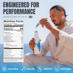 Revival Rapid Rehydration Electrolytes Powder - High Strength Vitamin C, B1, B3, B5, B12 Supplement Sachet Drink, Effervescent Electrolyte Hydration Tablets - 6 Pack Summer Fruits