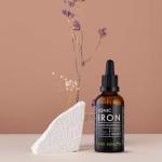 KIKI Health - Ionic Iron Liquid High Concentration Drops - 14mg Iron per Serving - 100% Natural Minerals for Optimal Mineral Balance - 50 millilitres