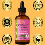 Pomberries Rosemary Oil for Hair Growth, Scalp & Fuller-Looking Hair | Blend with Pumpkin Seed, Saw Palmetto, Mint & Vitamin E | Rosemary & Mint Hair Oil | 2 fl oz