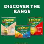 Lemsip Cold and Flu Sachets, Lemon, 8 Sachets, Headache Relief, Nasal, Chesty Cough, Sore Throat Relief, Paracetamol, Maximum Strength, Multi-Symptom Relief, Medication